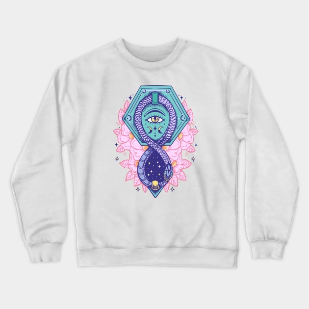 Snake door knocker Crewneck Sweatshirt by Paolavk